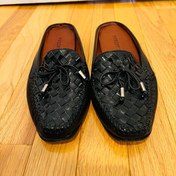 ROBERT ZUR Petra Loafers Women Sz 9 M Black Soft Leather Slip On Shoes Moccasin - Picture 16 of 16